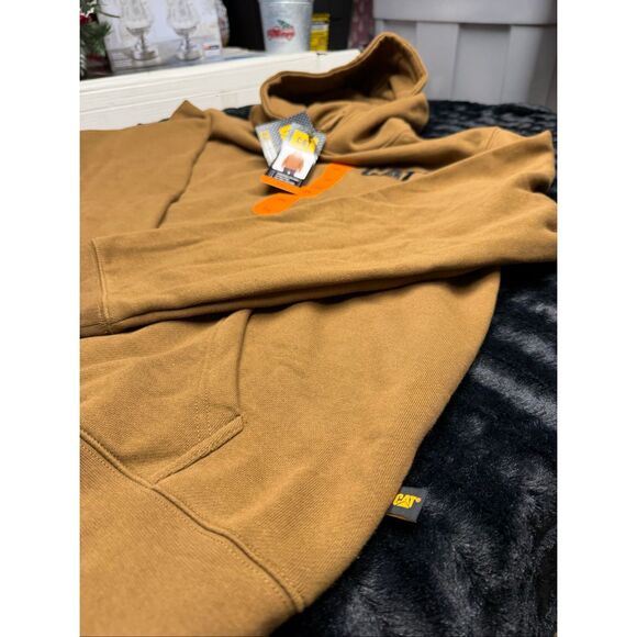 High Quality Tan Caterpillar Men’s XXL Hoodie! Brand new with tags! - Picture 4 of 4